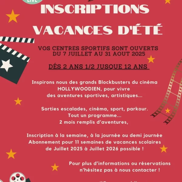 VACANCES SPORTIVES,  C’EST PARTI !